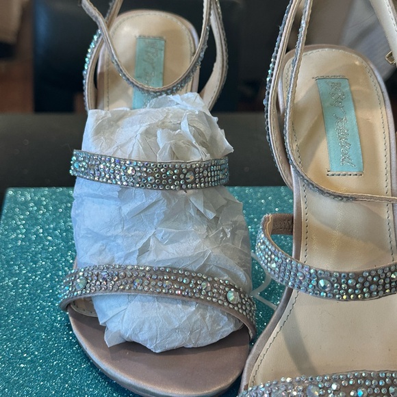 Betsy Johnson Rhinestone Heels - Picture 3 of 4